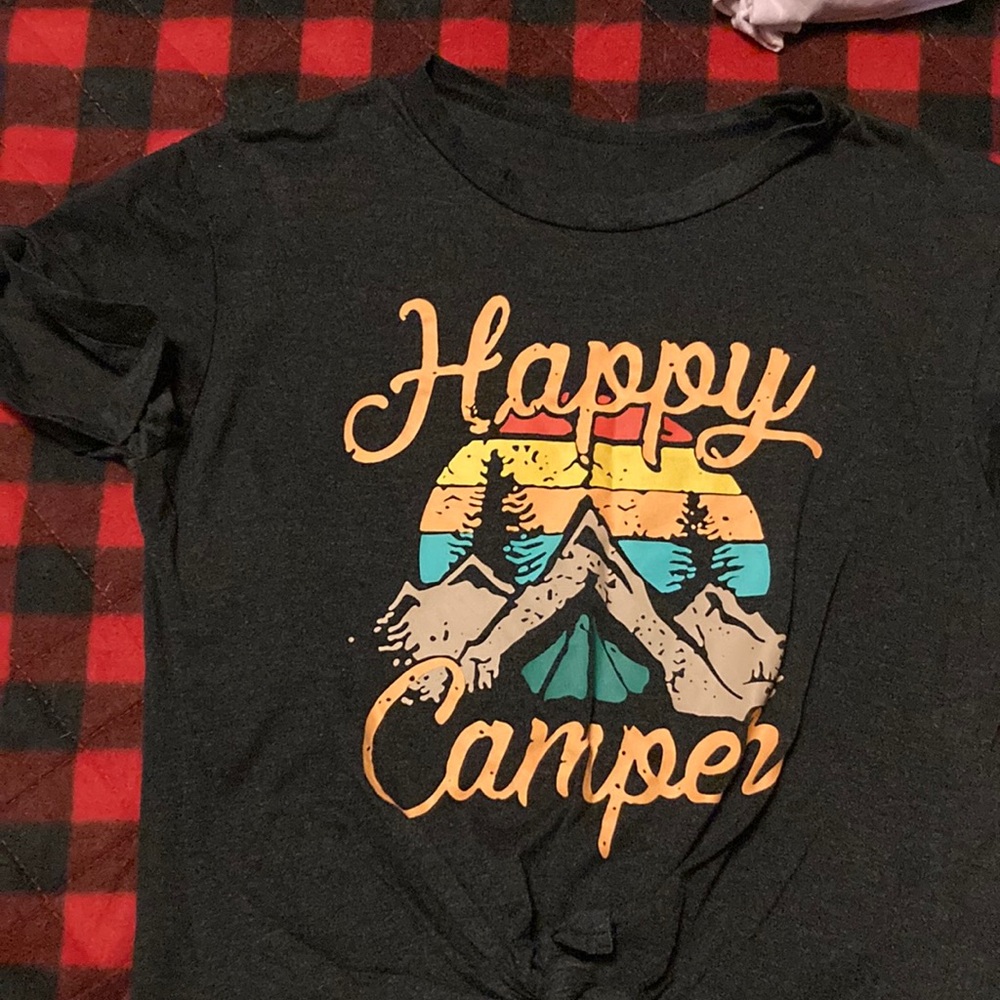 Happy camper tshirt